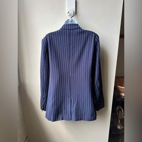 GAP Double-Breasted Pinstripe Blazer – Size M - Picture 4 of 4